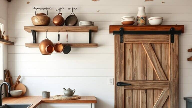 antique touches for farmhouse kitchen