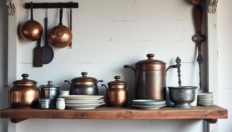 charming antique kitchenware decor
