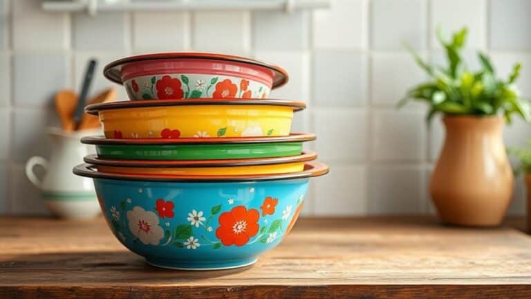 charming vintage enamel bowls