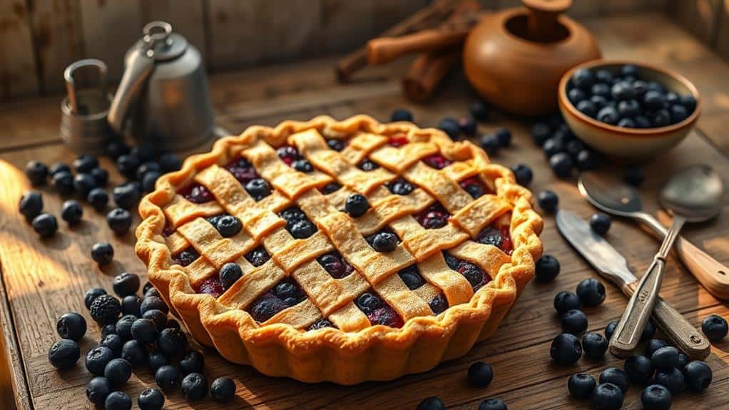 delicious huckleberry harvest pie