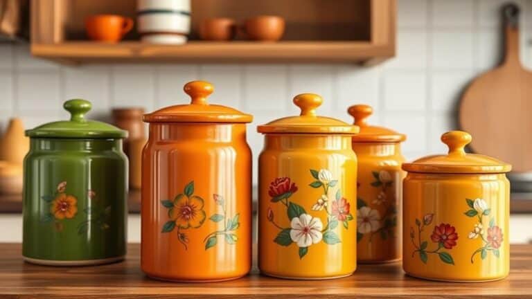 essential 1970s kitchen canisters