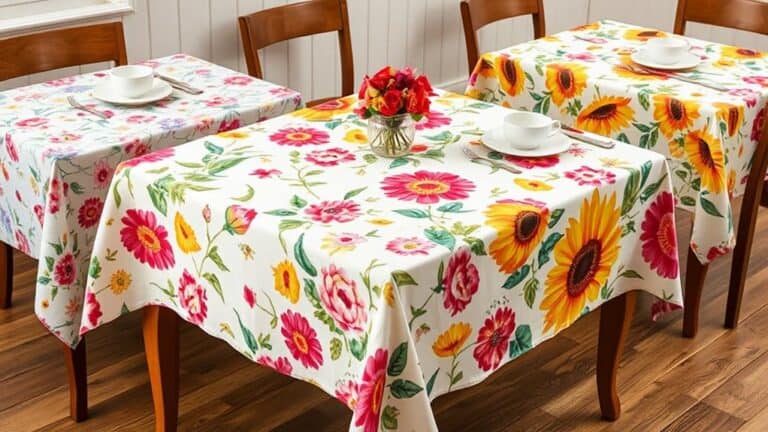 essential retro floral tablecloths