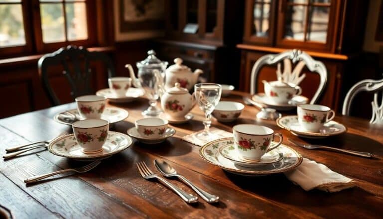 local vintage dinnerware shops