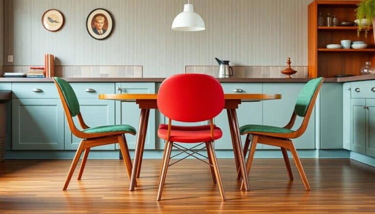 mid century modern dining chairs