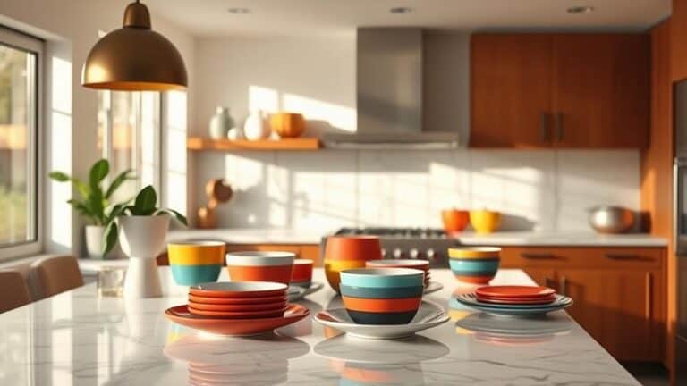 mid century modern dishware essentials