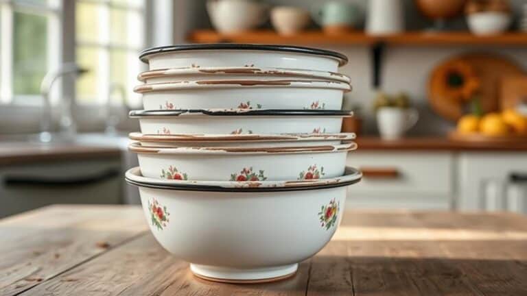 nostalgic enamelware bowl collection