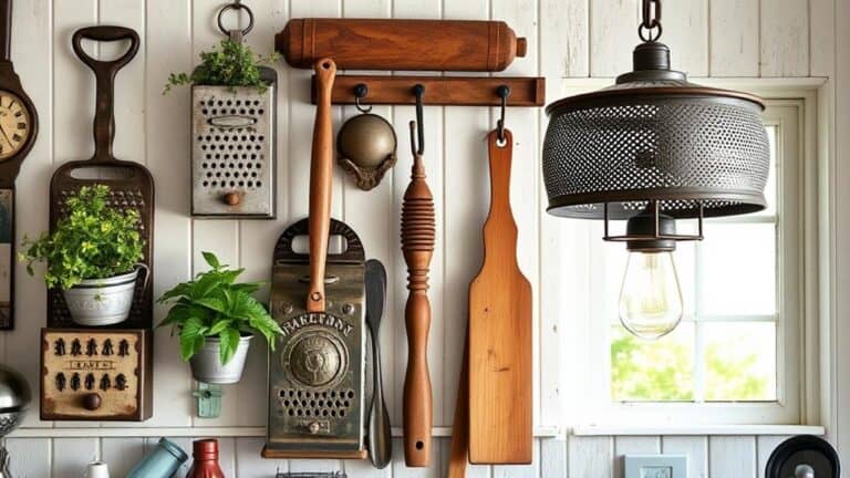 repurposing antique kitchen tools