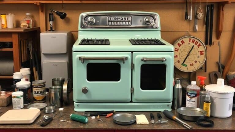 revive vintage stove diy