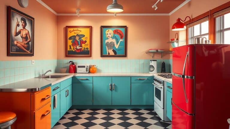 rockabilly kitchen wall art