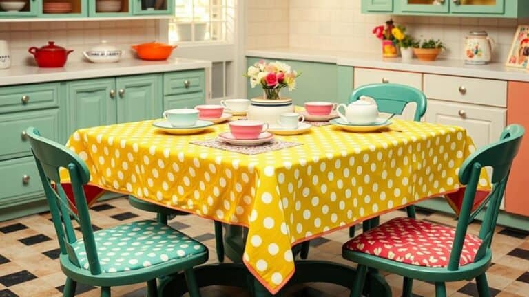 selecting ideal 1950s tablecloths