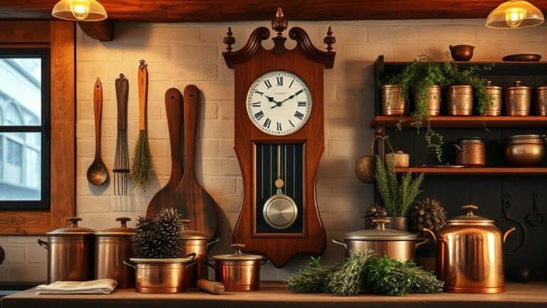 stylish pendulum kitchen clocks