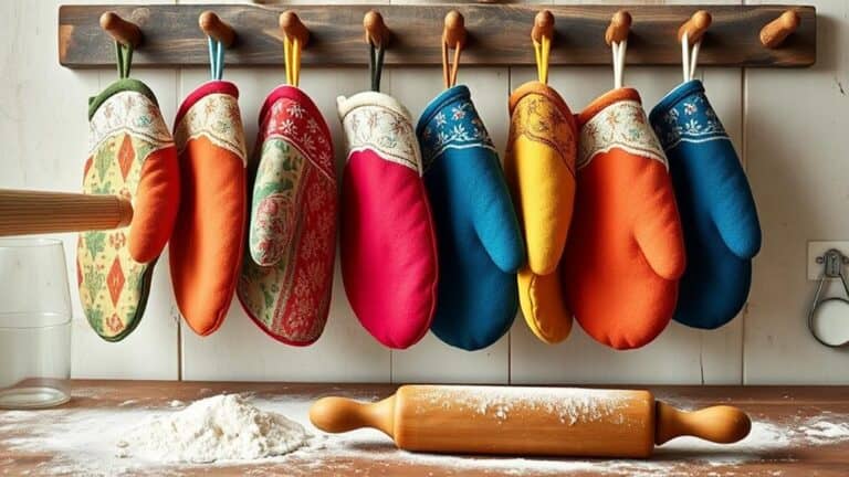 top vintage baking mitts