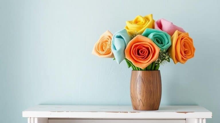 upcycled kitchen towels decor
