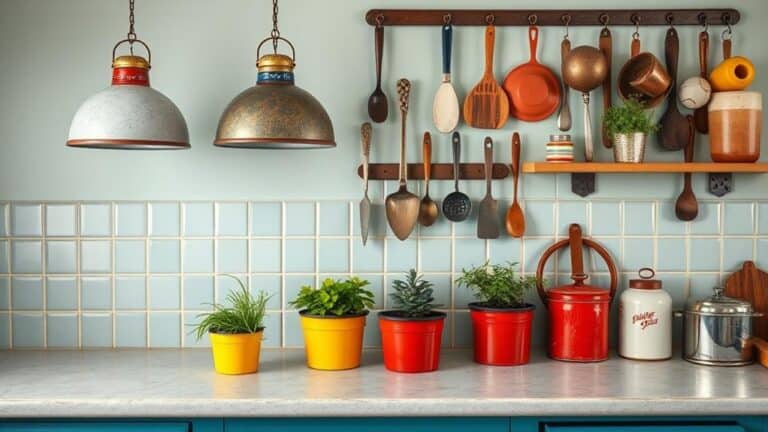 upcycled retro kitchen art