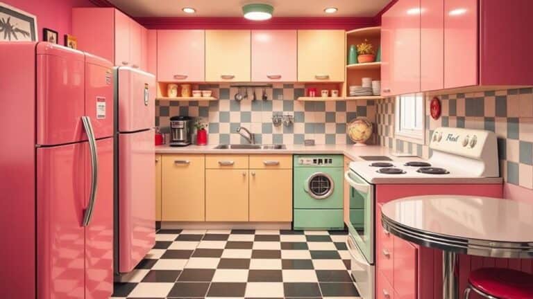 vintage 1950s checkerboard inspiration