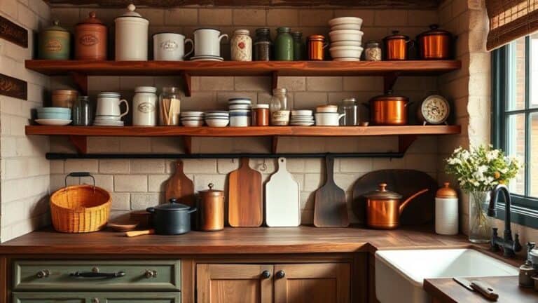 vintage kitchen organization tips
